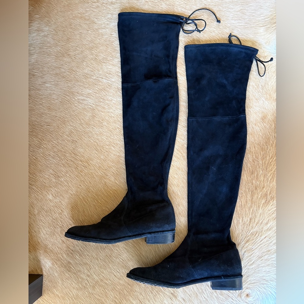 Stuart Weitzman Suede Over-the-Knee Boots